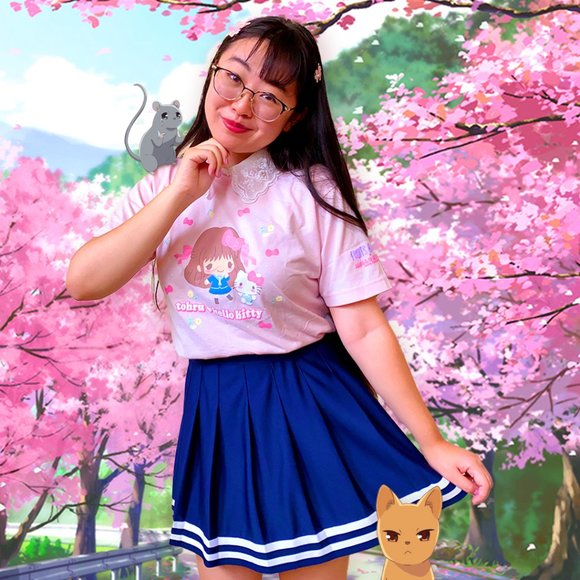 BoxLunch Gifts Tops Fruits Basket X Hello Kitty And Friends Chibi